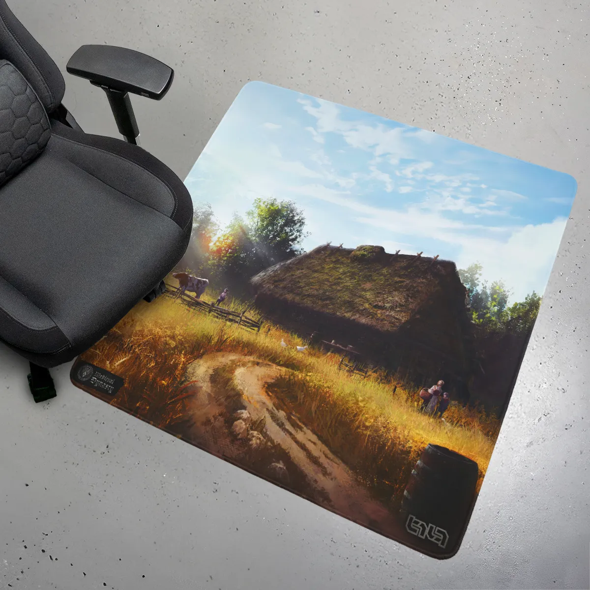 Chair Mat Medieval Village