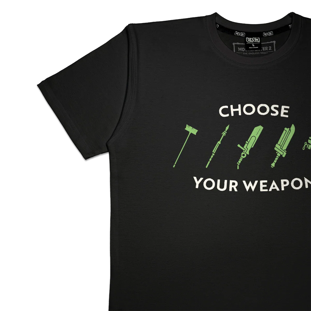 Choose Your Weapon T-shirt - Image 7