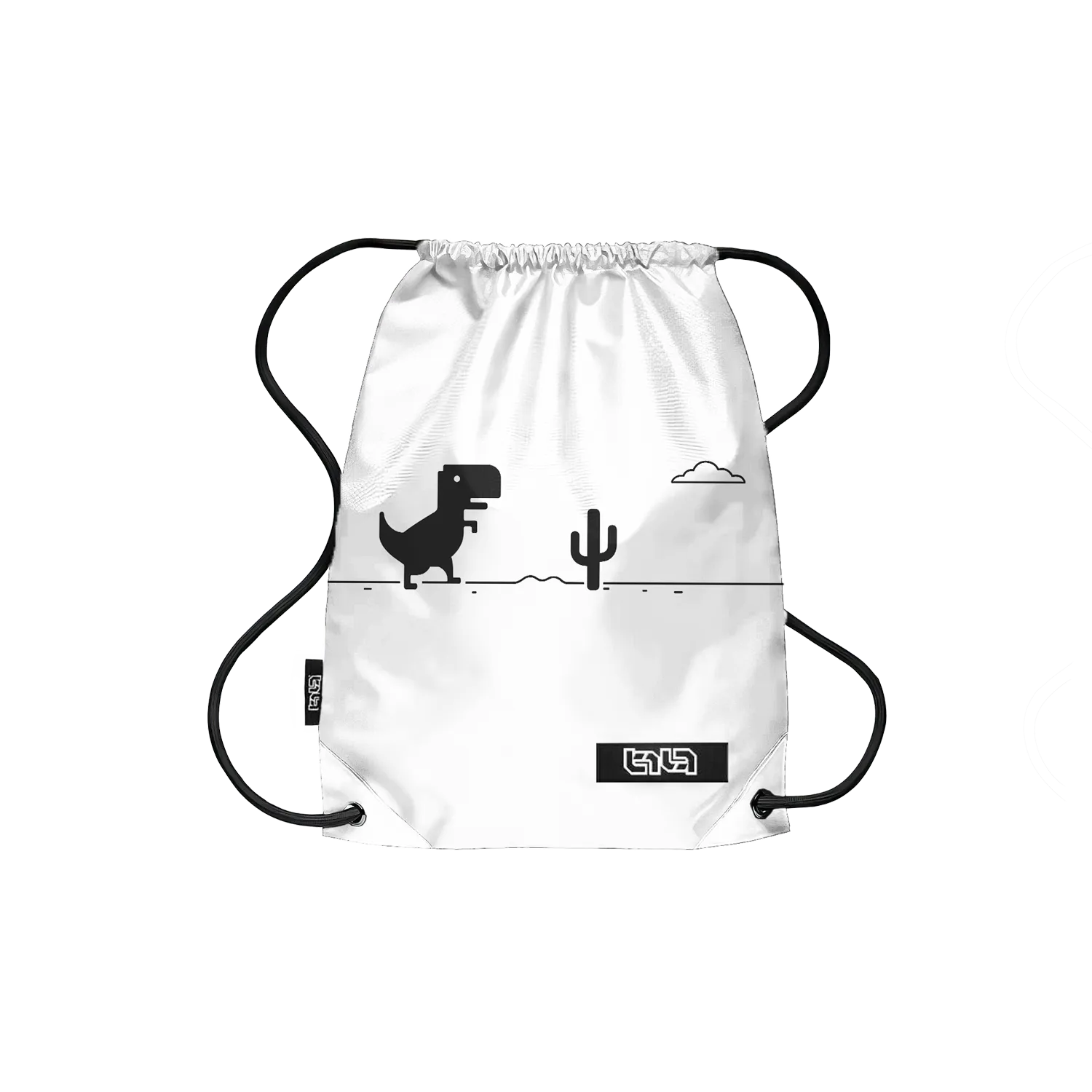 Drawstring Backpack Arcade Dino