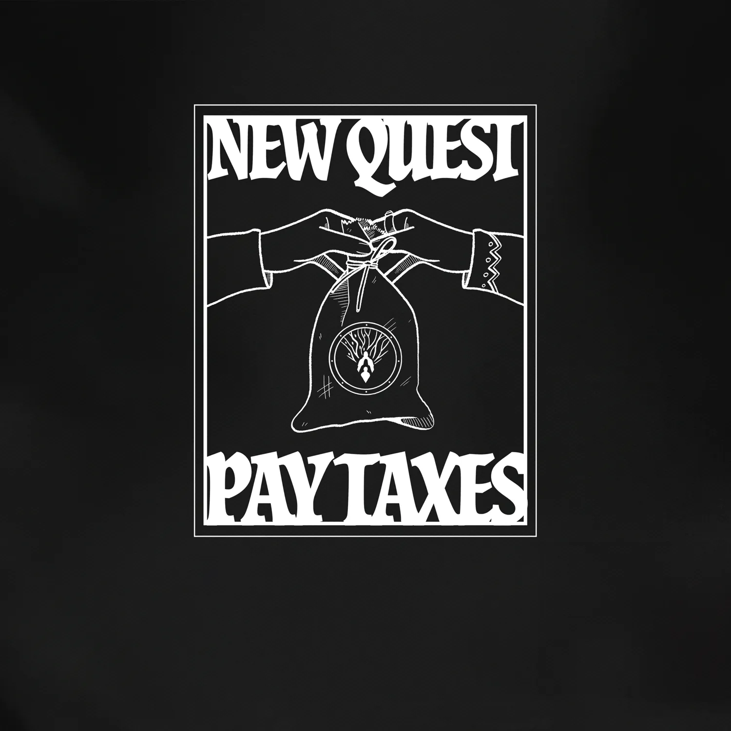 Drawstring Backpack New Quest - Pay Taxes - Image 2