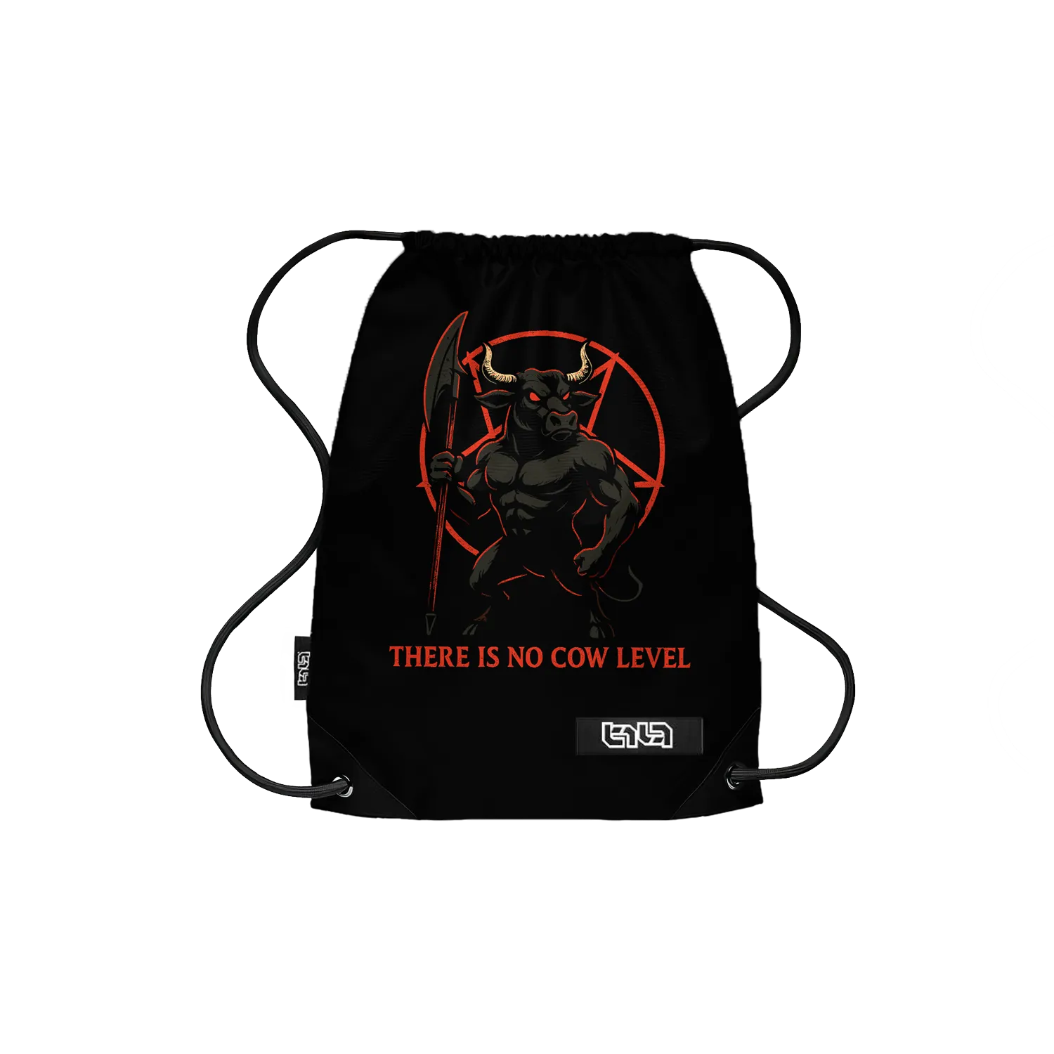 Drawstring Backpack No Cow Level