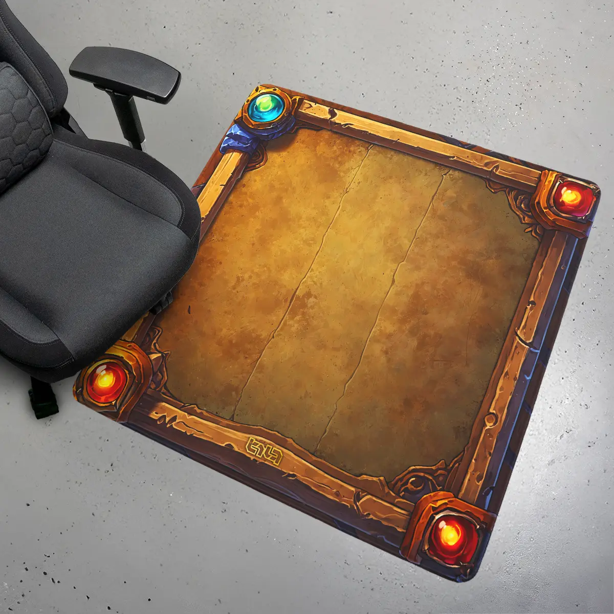 Floor Mat Crystal Frame