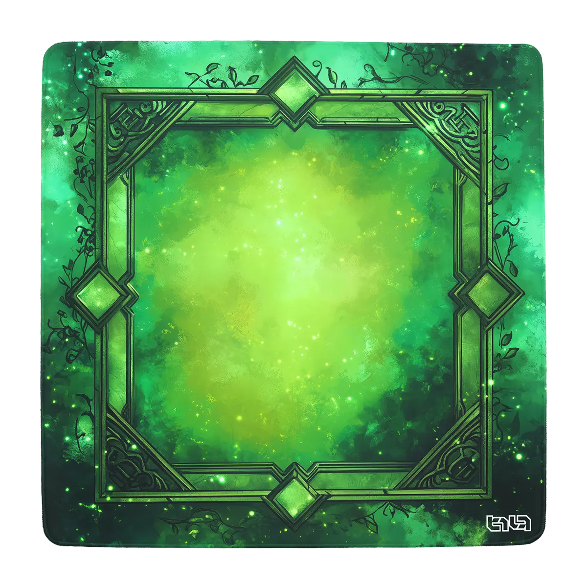 Floor Mat Emerald Canvas - Image 2