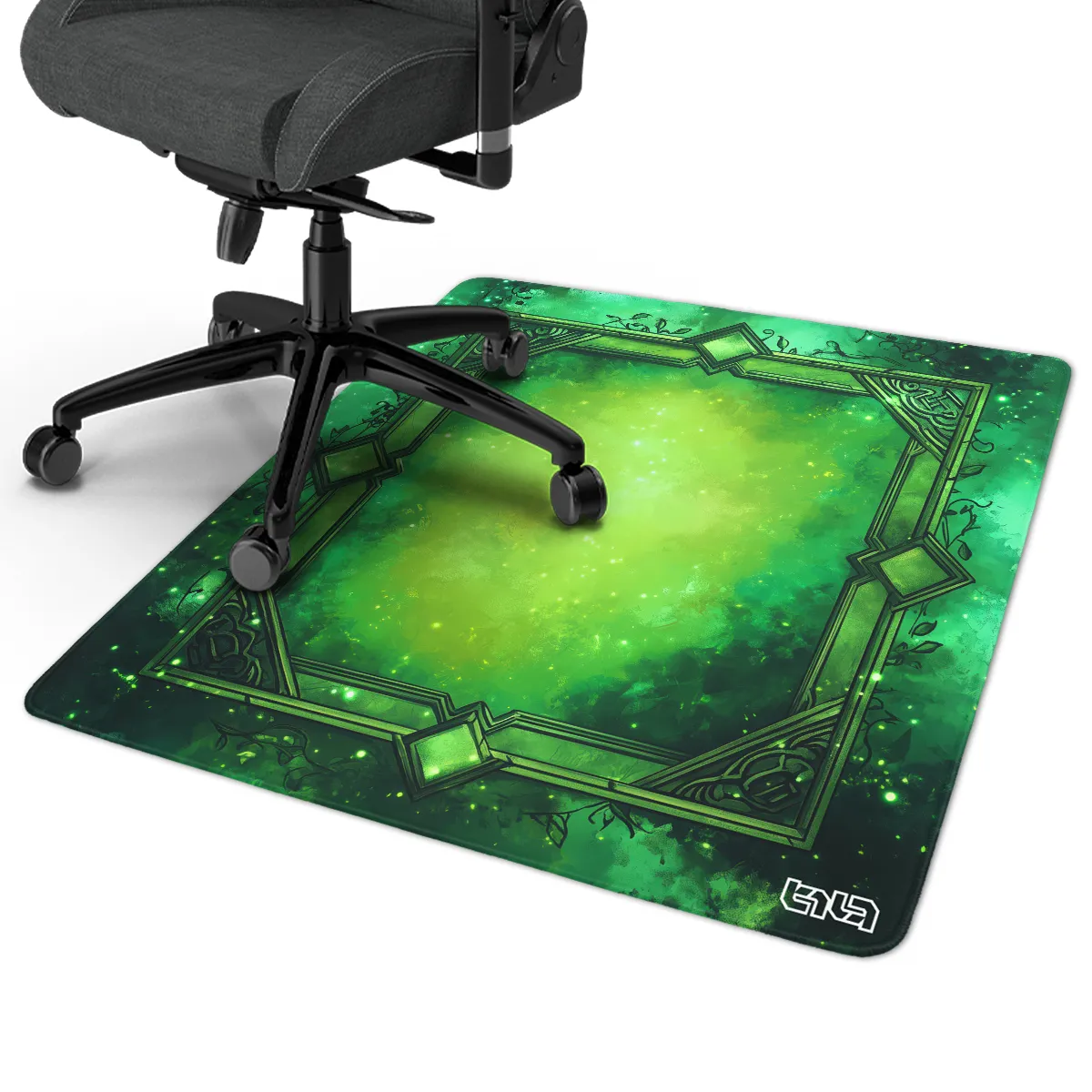 Floor Mat Emerald Canvas - Image 4