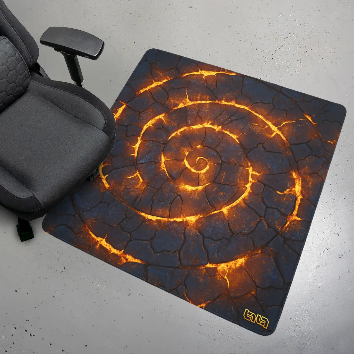 Floor Mat Fiery Vortex