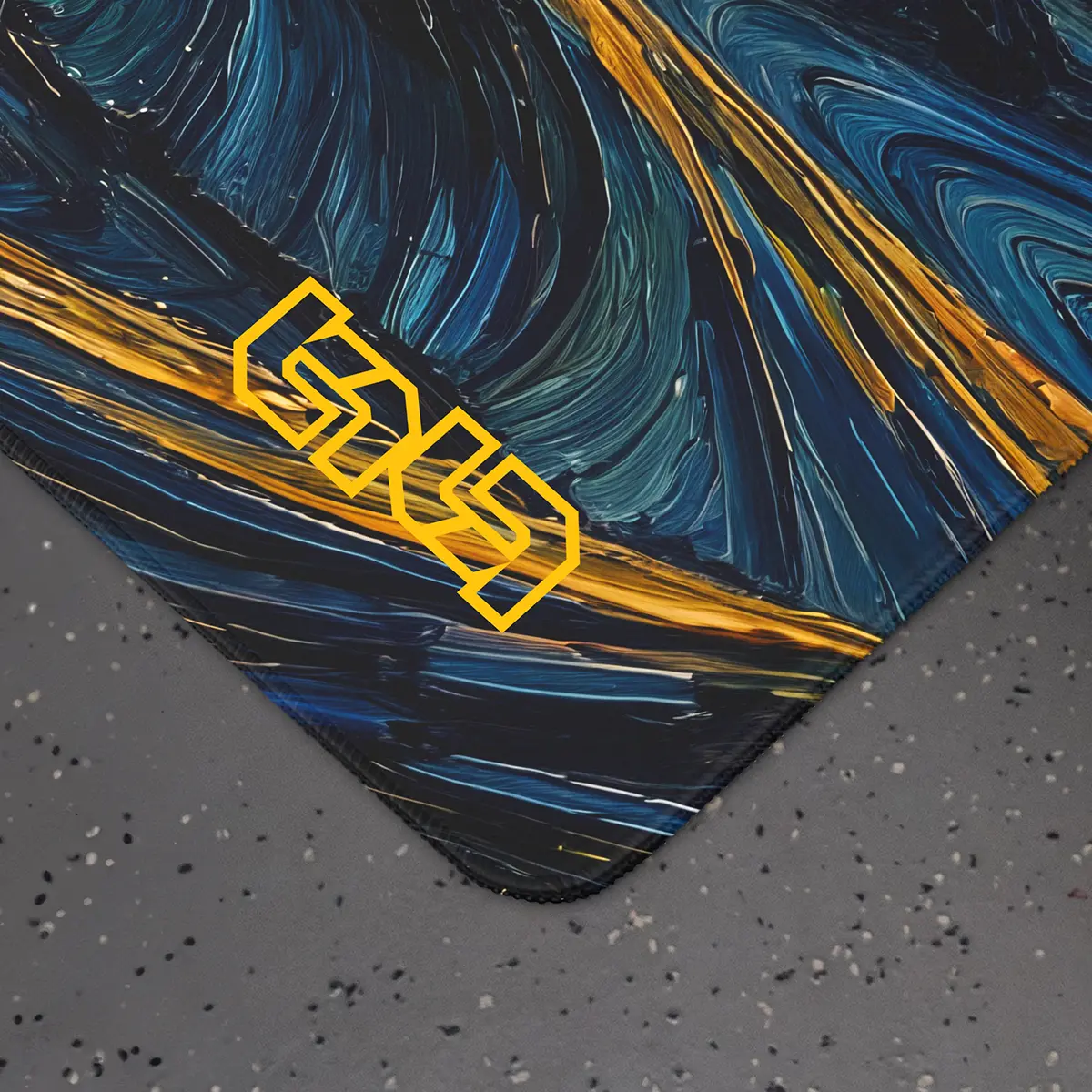 Floor Mat Night Star Swirls - Image 3