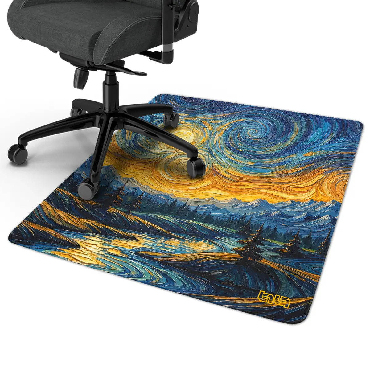 Floor Mat Night Star Swirls - Image 4