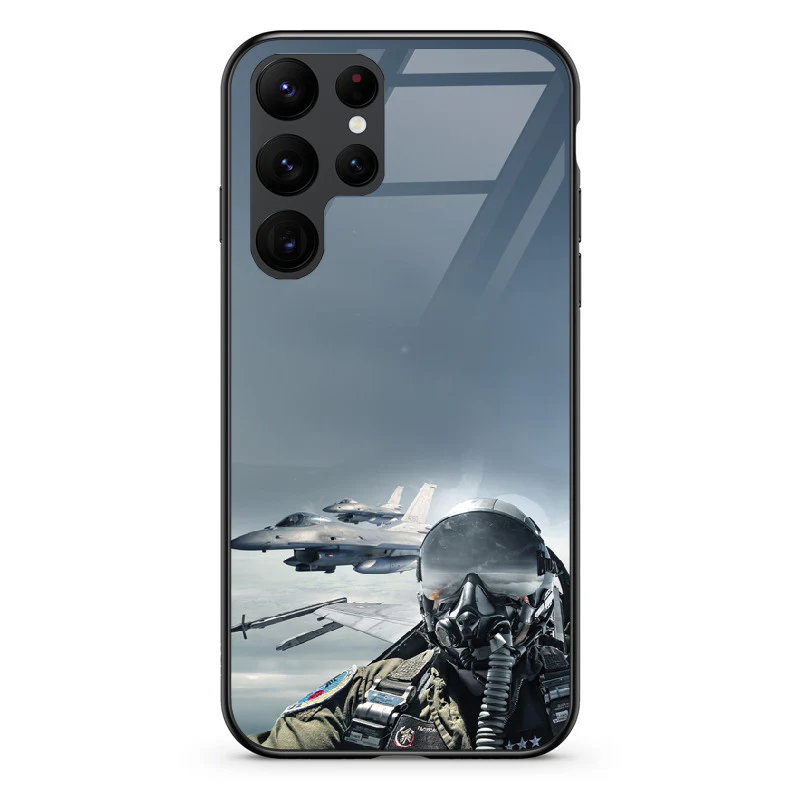 Glass Phone Case 31ST Franciszek Jach Tactical Air Base - Image 95