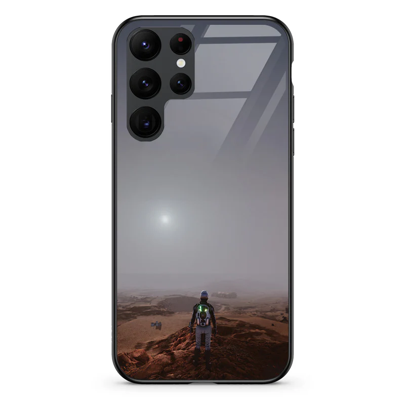 Glass Phone Case A Landscape of Mars - Image 119