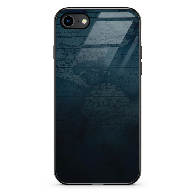 Glass Phone Case Americas Map - Image 62