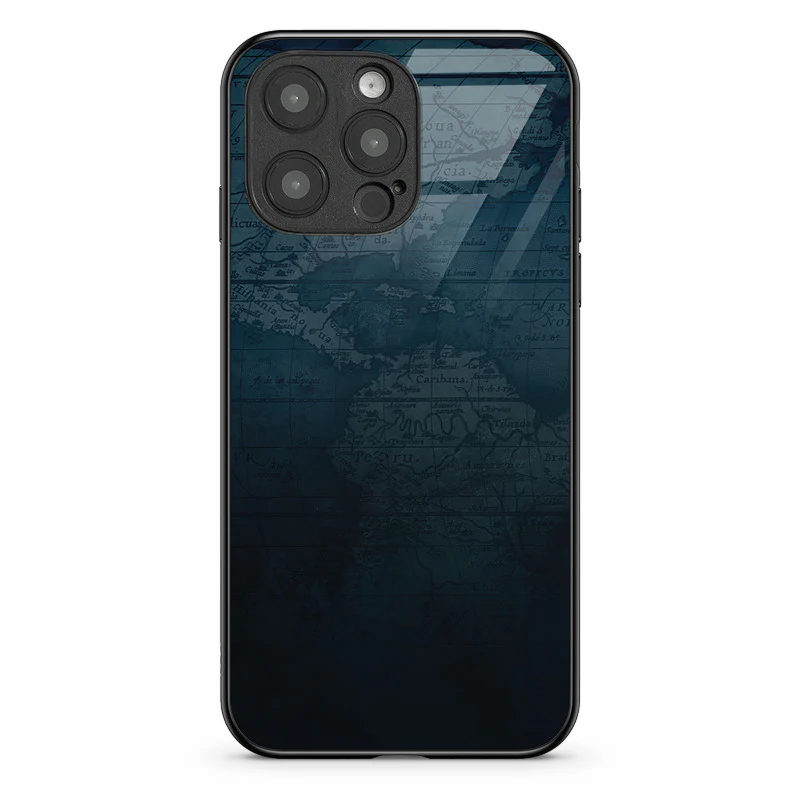 Glass Phone Case Americas Map - Image 81
