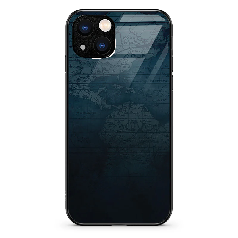 Glass Phone Case Americas Map - Image 83