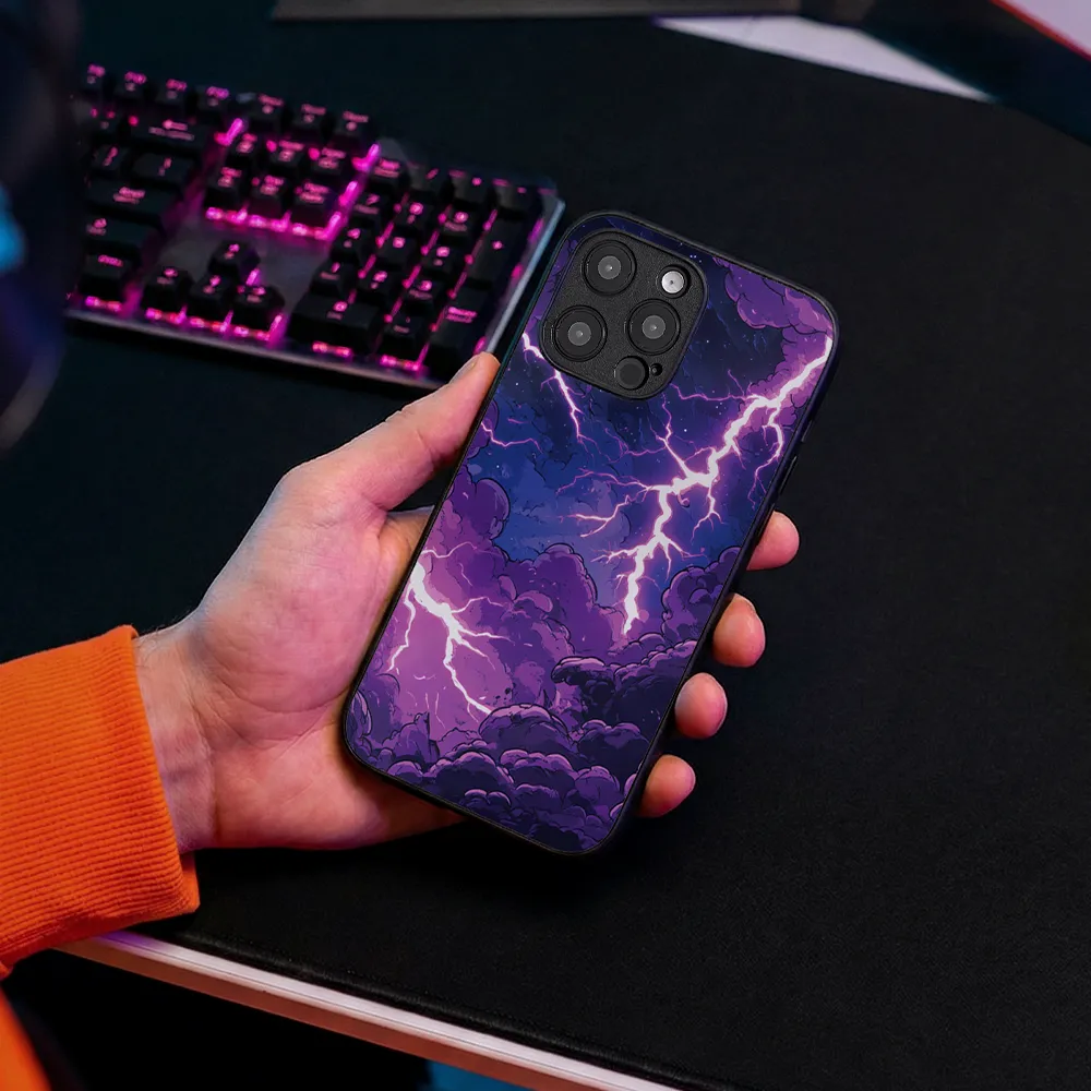 Glass Phone Case Amethyst Fury - Image 5