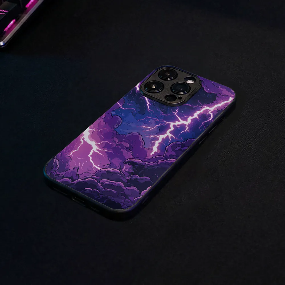 Glass Phone Case Amethyst Fury - Image 7