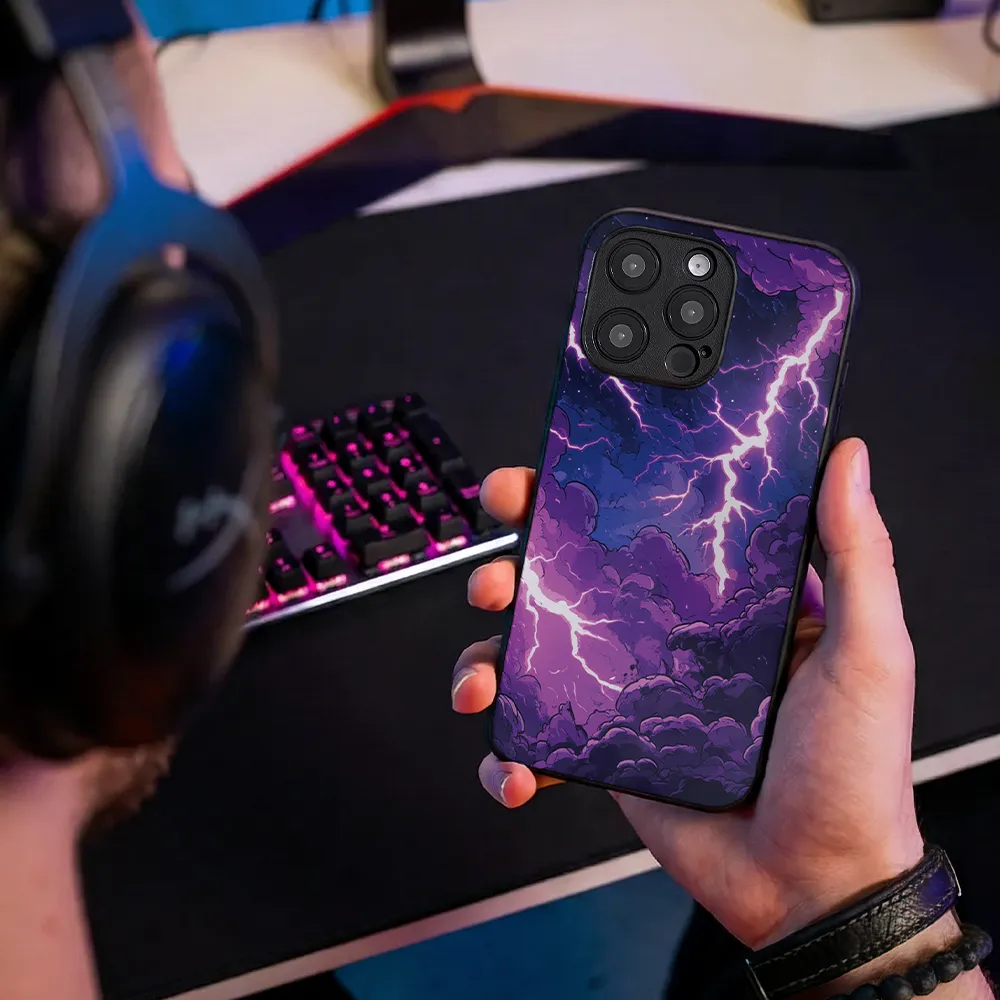 Glass Phone Case Amethyst Fury - Image 8