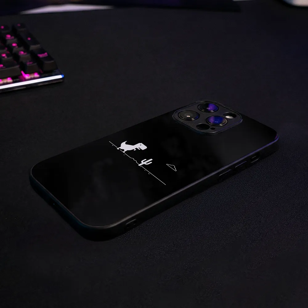 Glass Phone Case Arcade Dino - Image 10