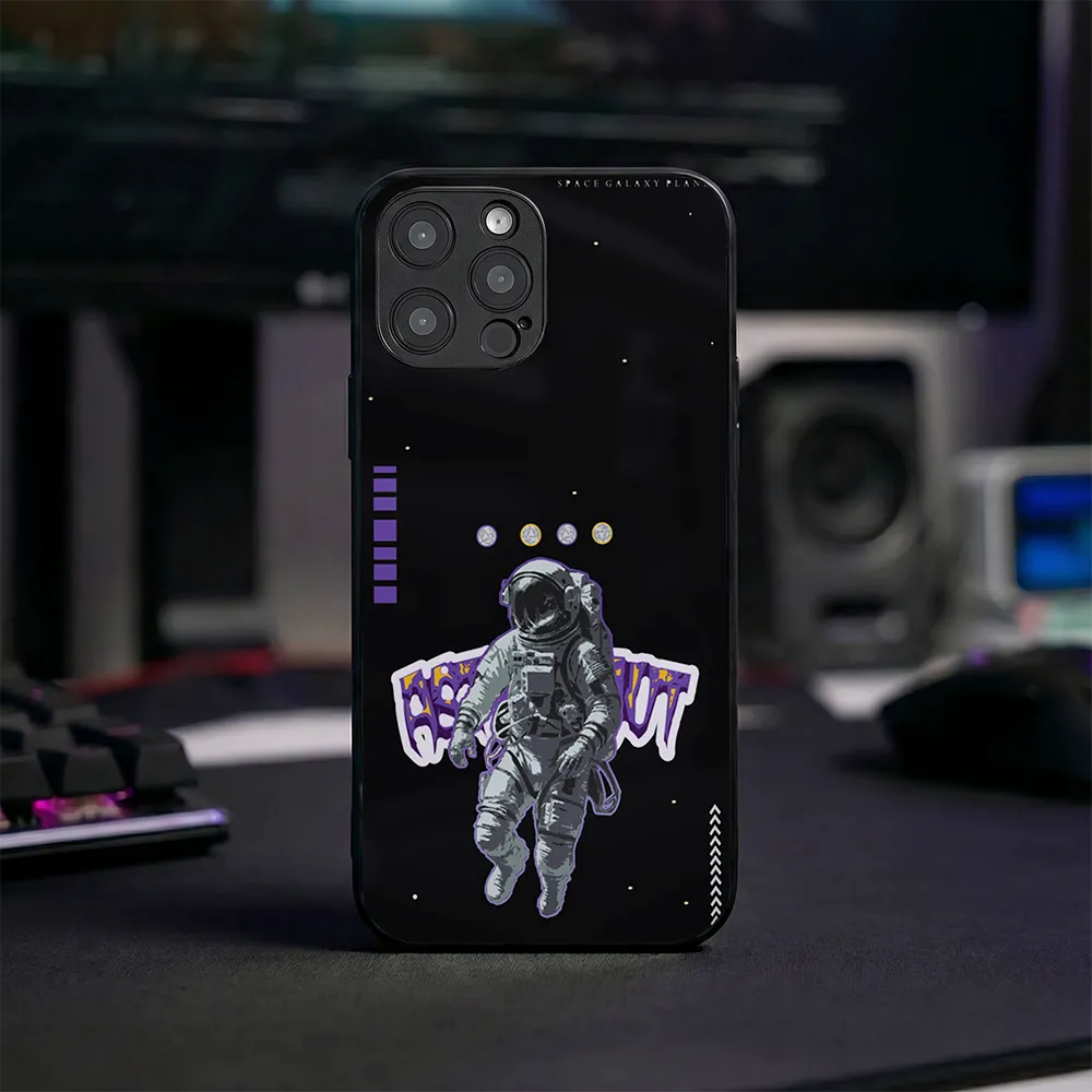 Glass Phone Case Astronaut