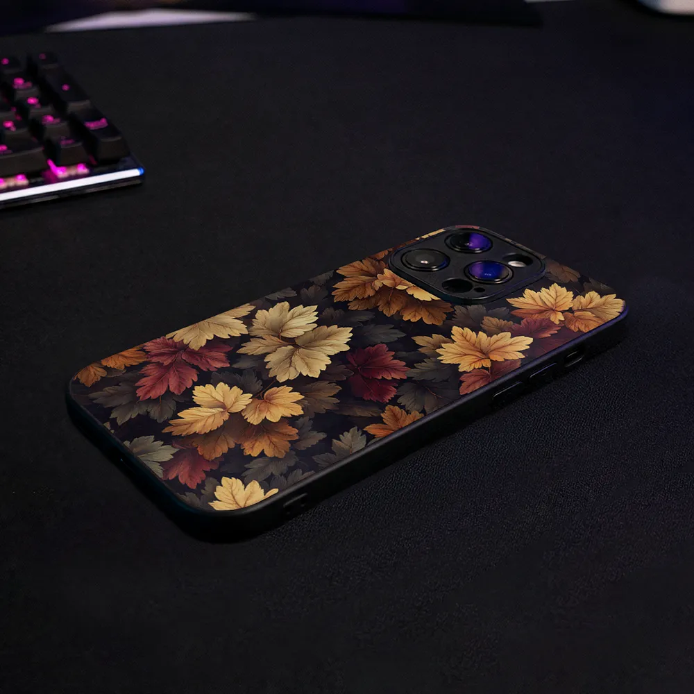 Glass Phone Case Autumn Leaves - Image 10