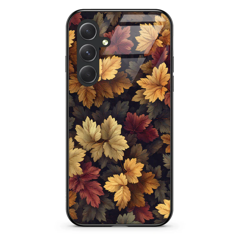 Glass Phone Case Autumn Leaves - Image 103