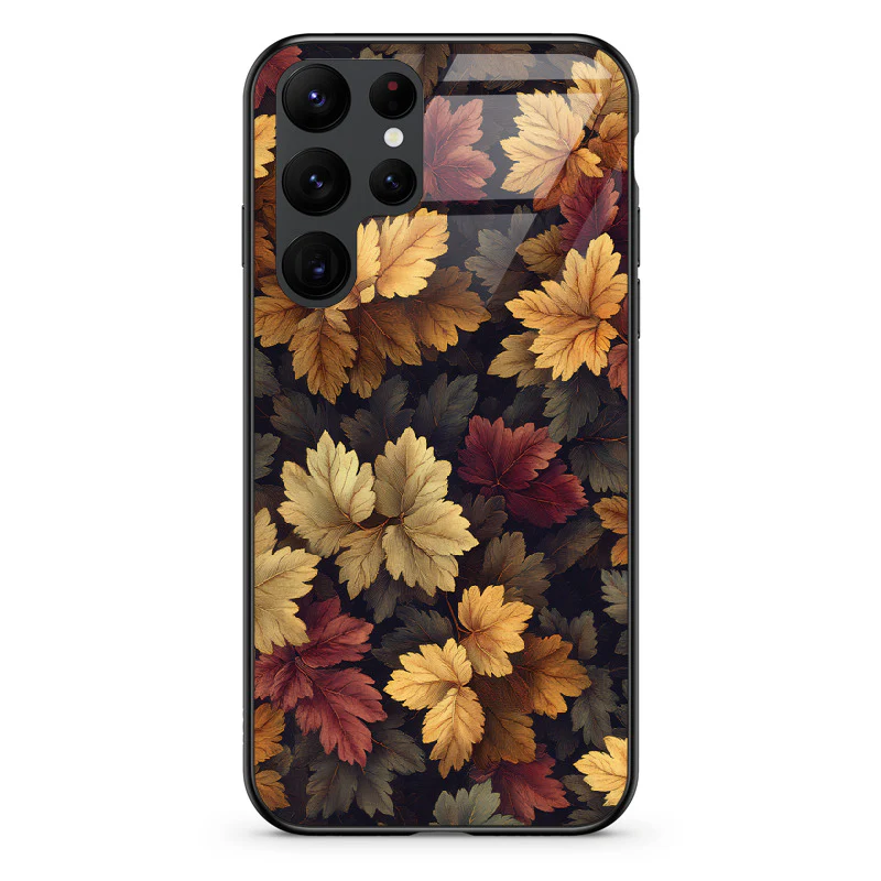 Glass Phone Case Autumn Leaves - Image 119