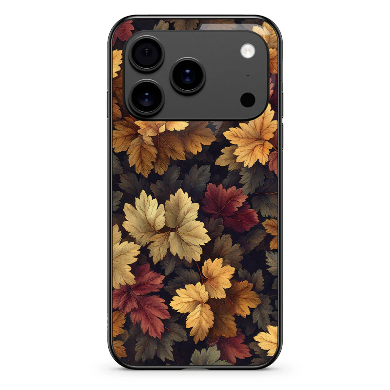 Glass Phone Case Autumn Leaves - Image 133