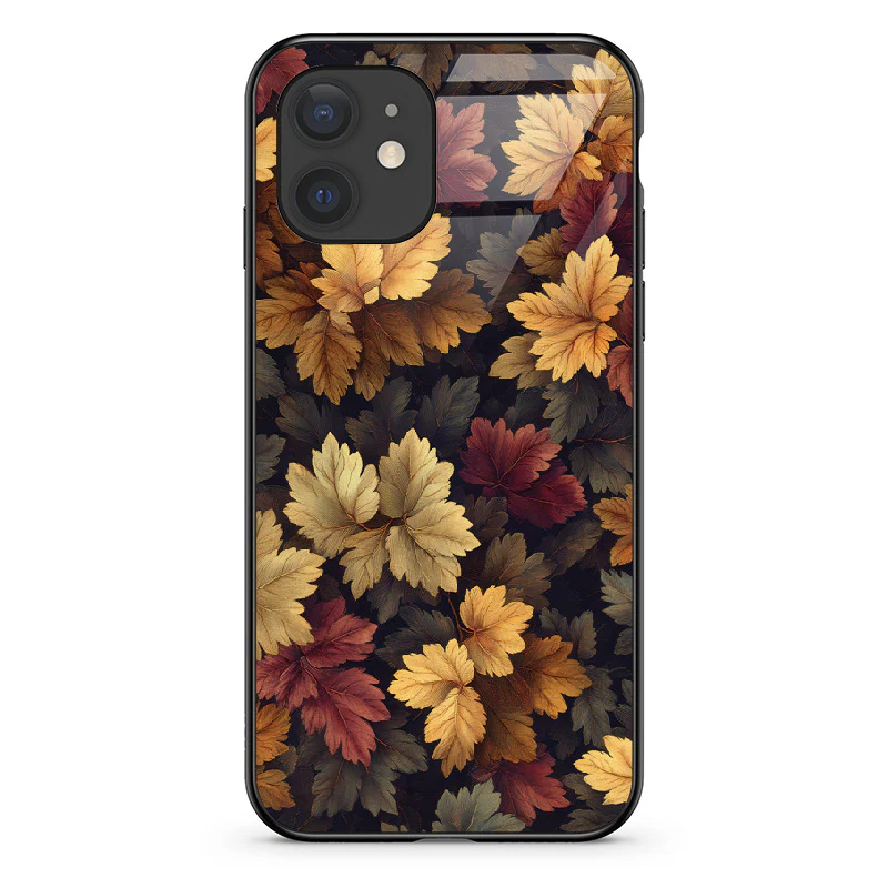 Glass Phone Case Autumn Leaves - Image 51