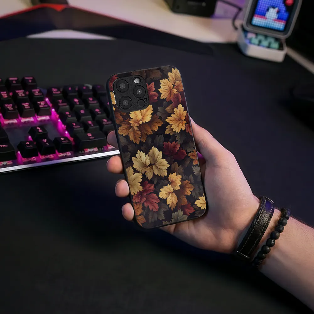 Glass Phone Case Autumn Leaves - Image 6