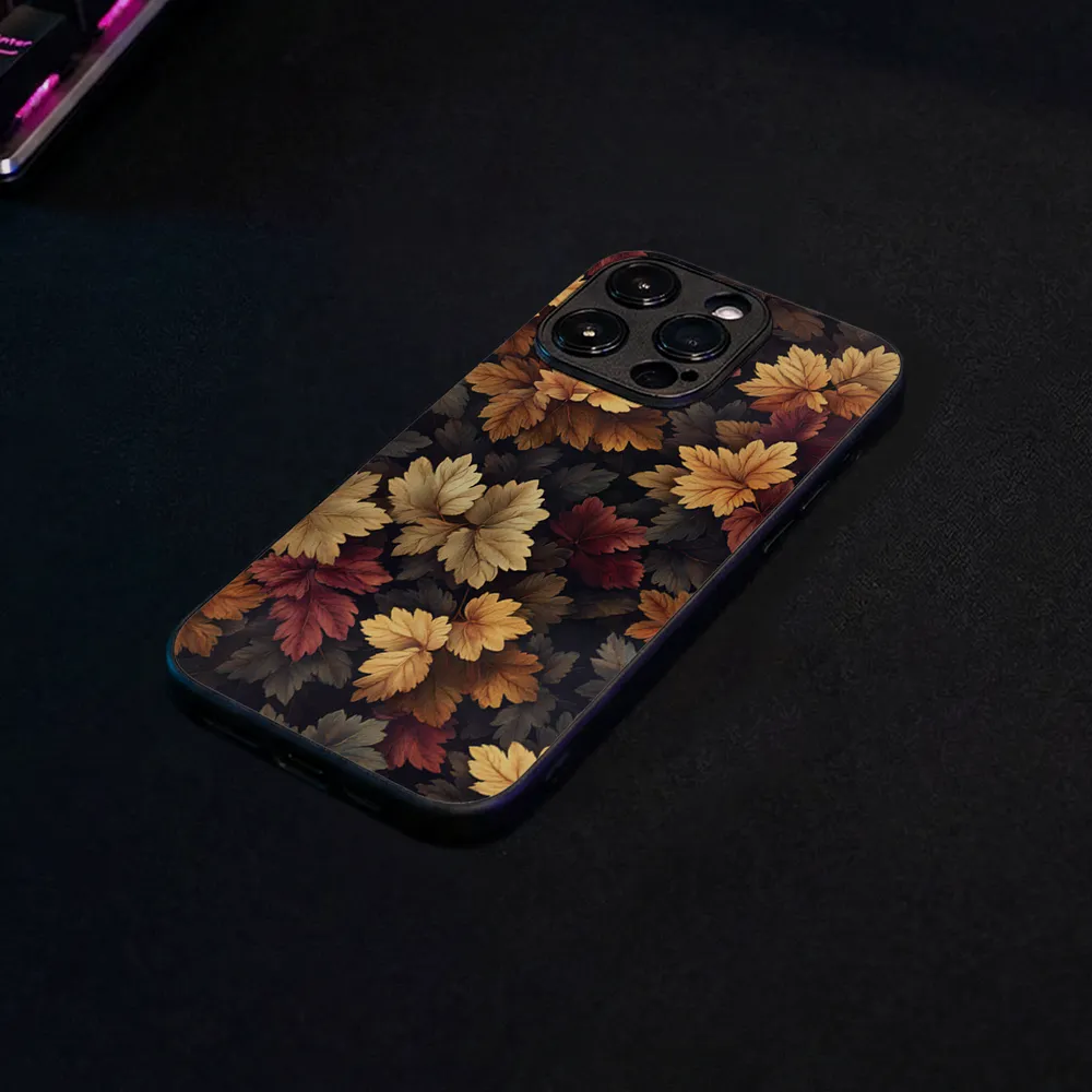 Glass Phone Case Autumn Leaves - Image 7