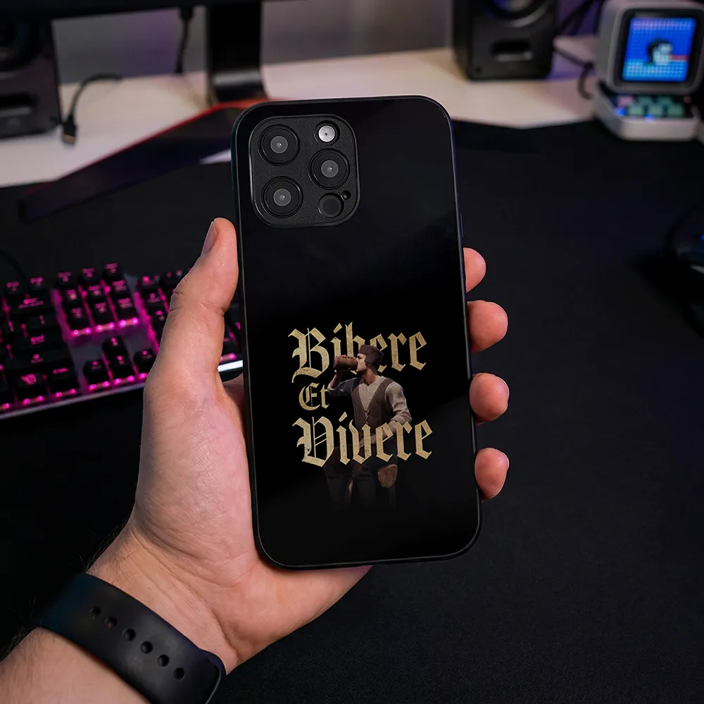 Glass Phone Case Bibere et Divere - Image 2