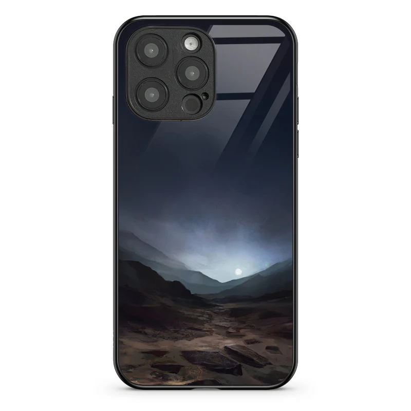 Glass Phone Case Blue Sunset On Mars - Image 107