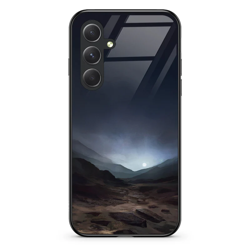 Glass Phone Case Blue Sunset On Mars - Image 110