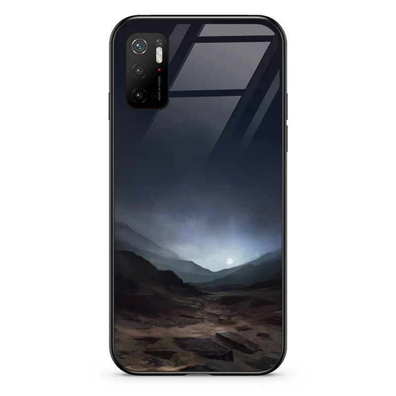 Glass Phone Case Blue Sunset On Mars - Image 112