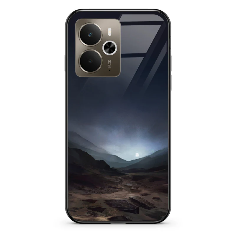Glass Phone Case Blue Sunset On Mars - Image 130
