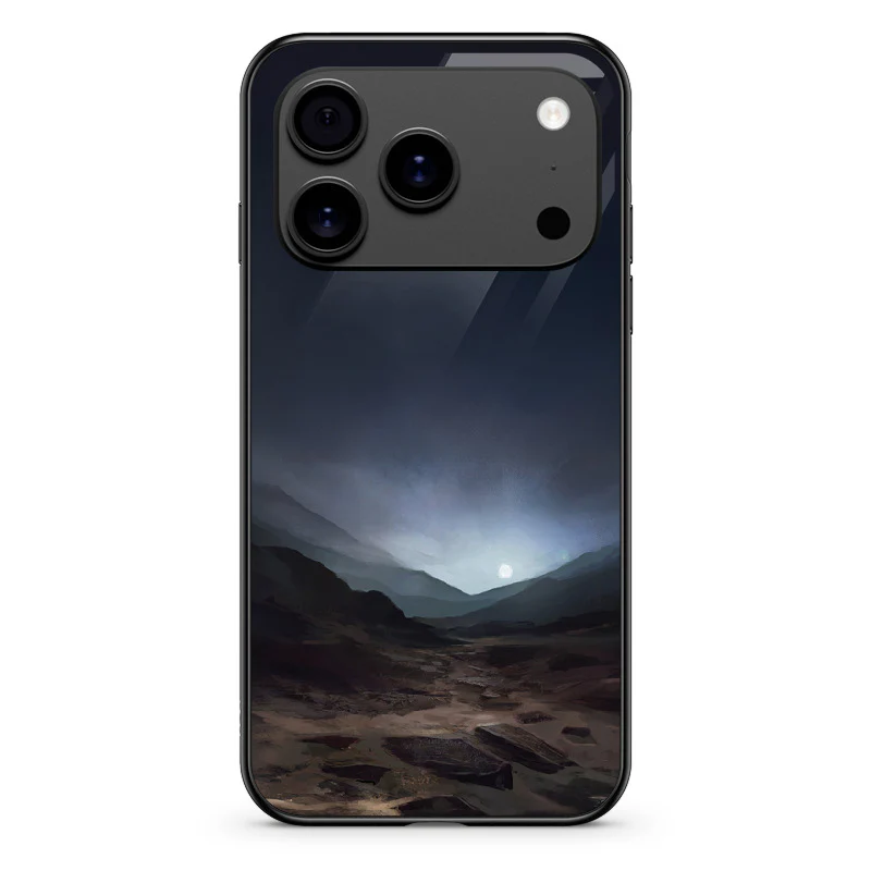 Glass Phone Case Blue Sunset On Mars - Image 133