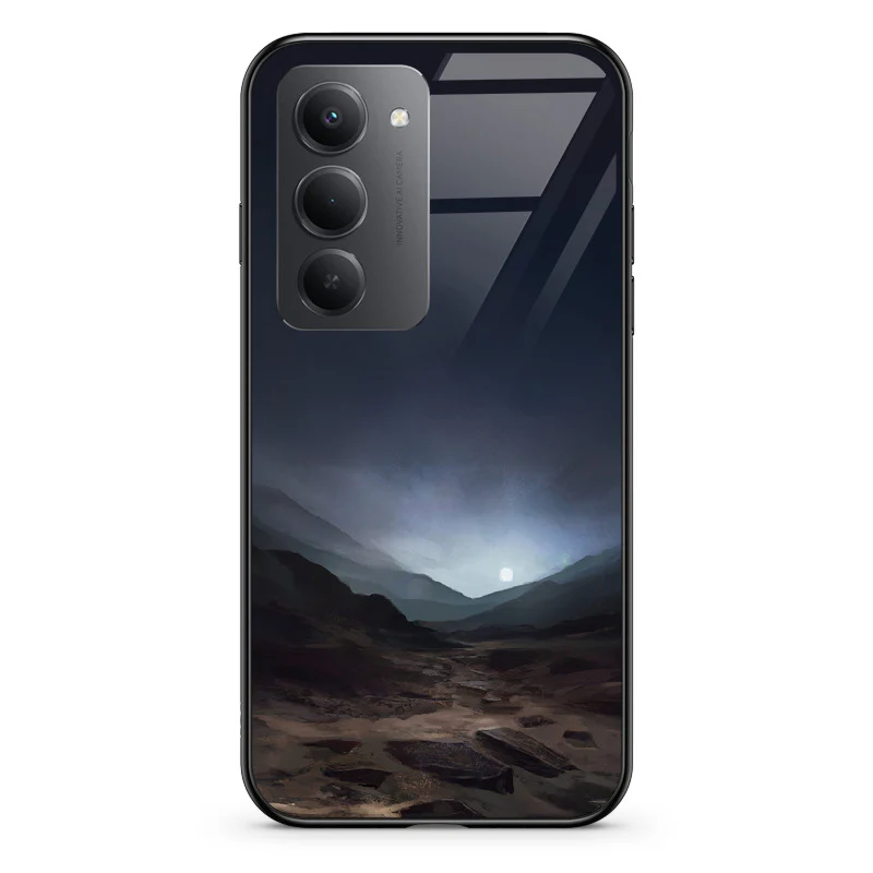 Glass Phone Case Blue Sunset On Mars - Image 137
