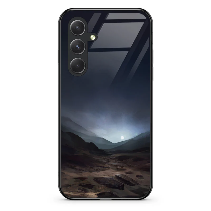 Glass Phone Case Blue Sunset On Mars - Image 138
