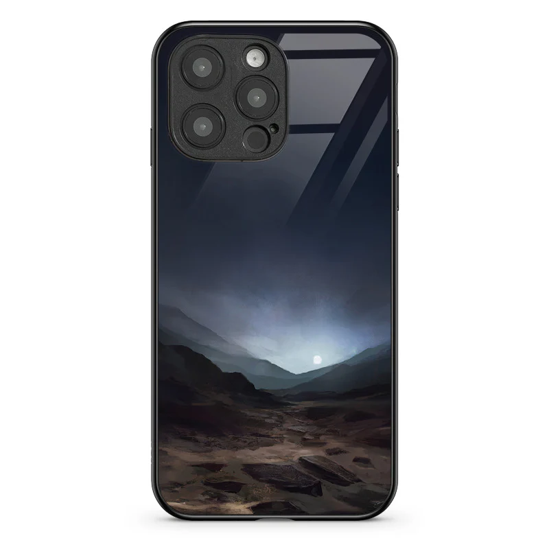 Glass Phone Case Blue Sunset On Mars - Image 23