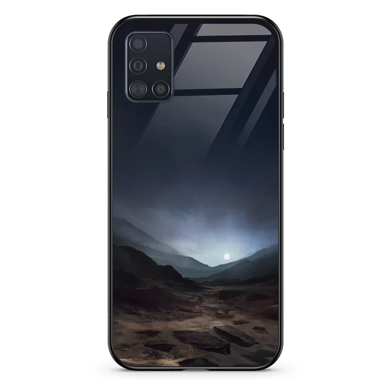 Glass Phone Case Blue Sunset On Mars - Image 25
