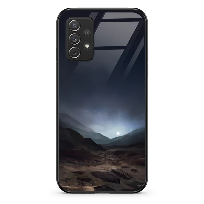 Glass Phone Case Blue Sunset On Mars - Image 35