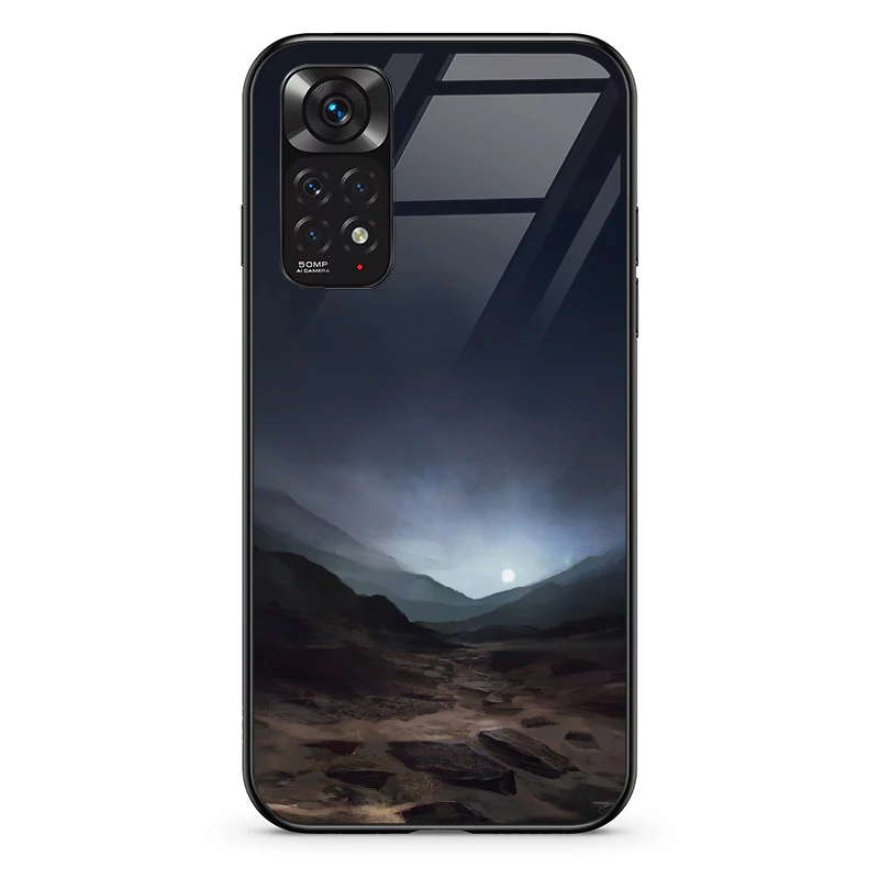 Glass Phone Case Blue Sunset On Mars - Image 45