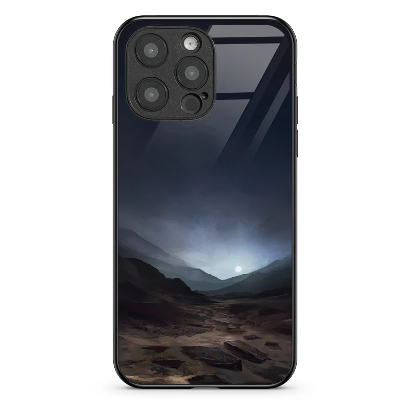 Glass Phone Case Blue Sunset On Mars - Image 56