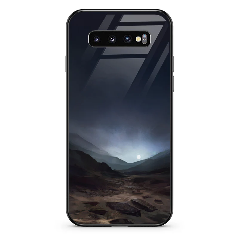 Glass Phone Case Blue Sunset On Mars - Image 60