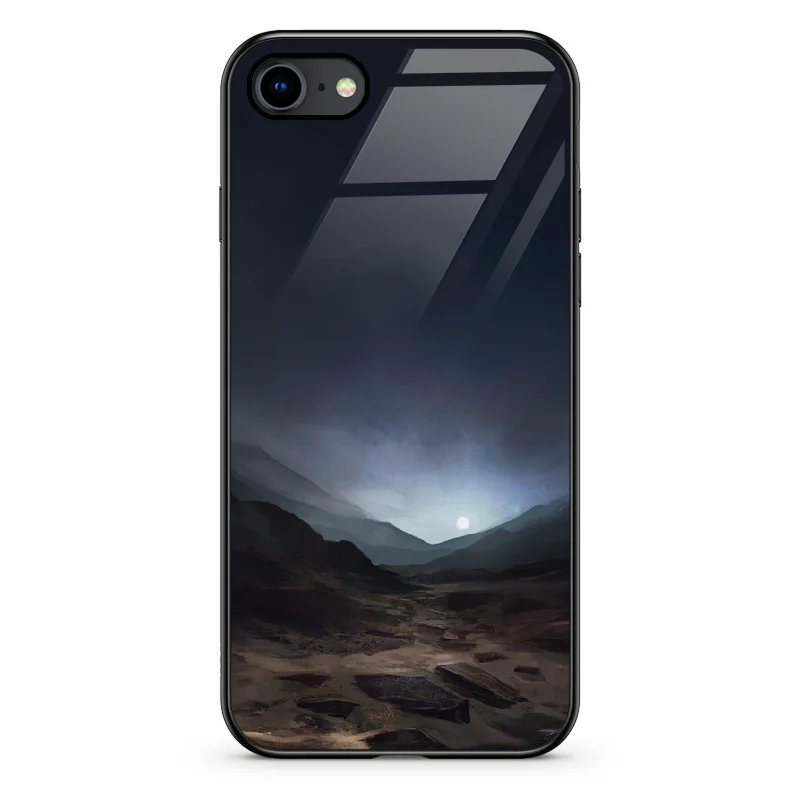 Glass Phone Case Blue Sunset On Mars - Image 62