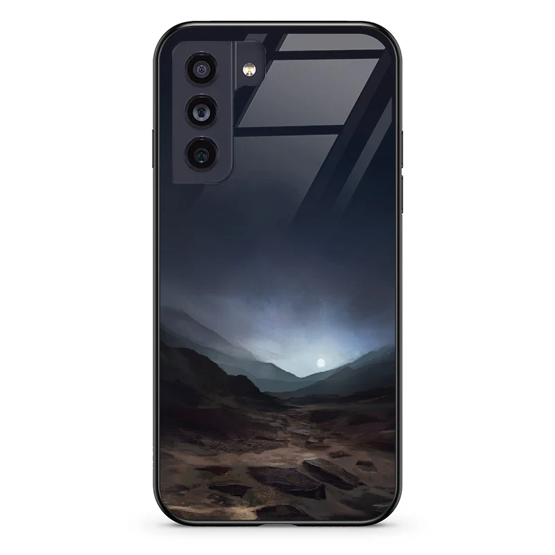 Glass Phone Case Blue Sunset On Mars - Image 63