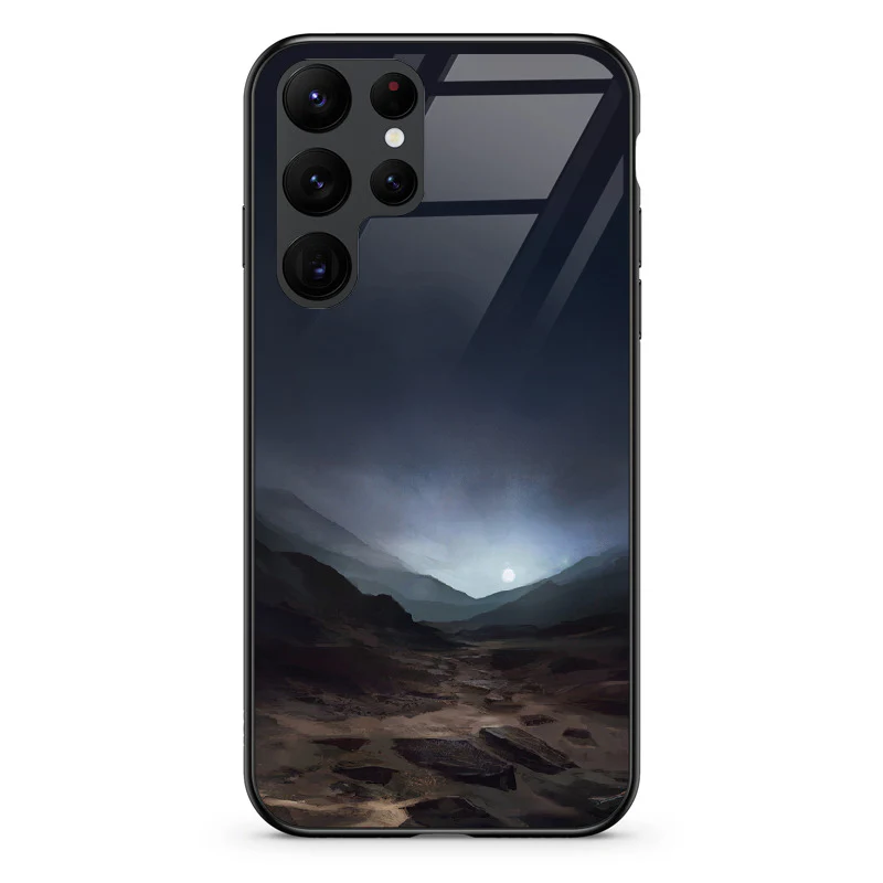 Glass Phone Case Blue Sunset On Mars - Image 65