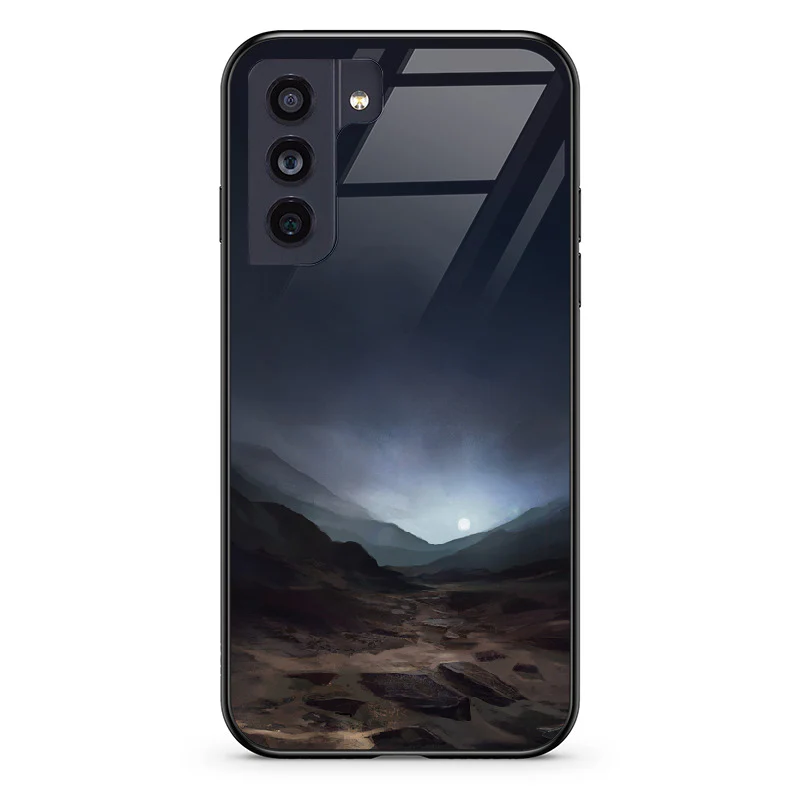 Glass Phone Case Blue Sunset On Mars - Image 66