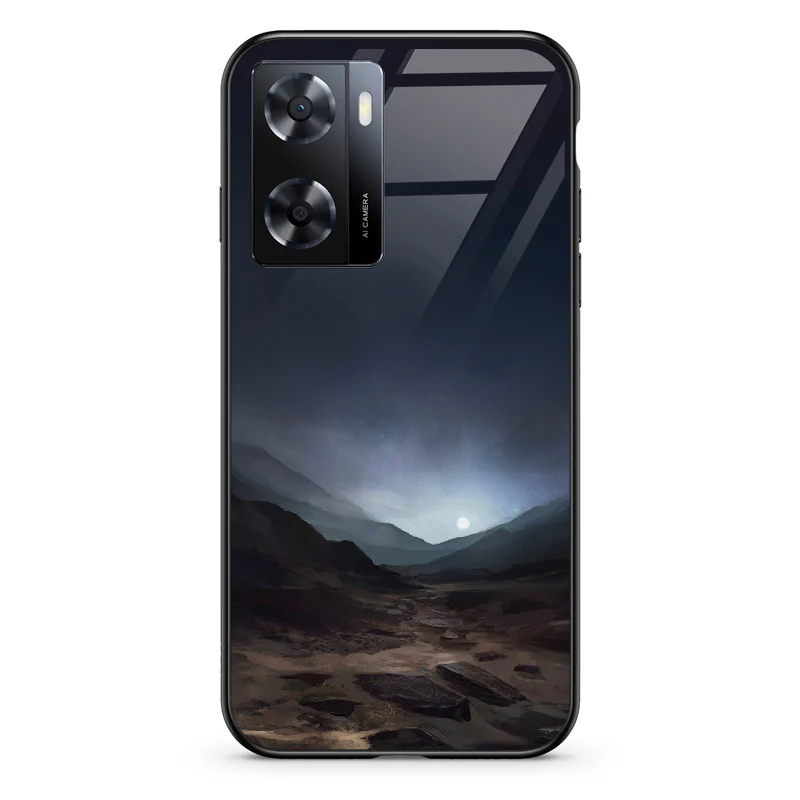 Glass Phone Case Blue Sunset On Mars - Image 69