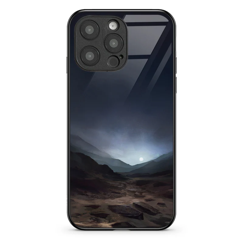 Glass Phone Case Blue Sunset On Mars - Image 80