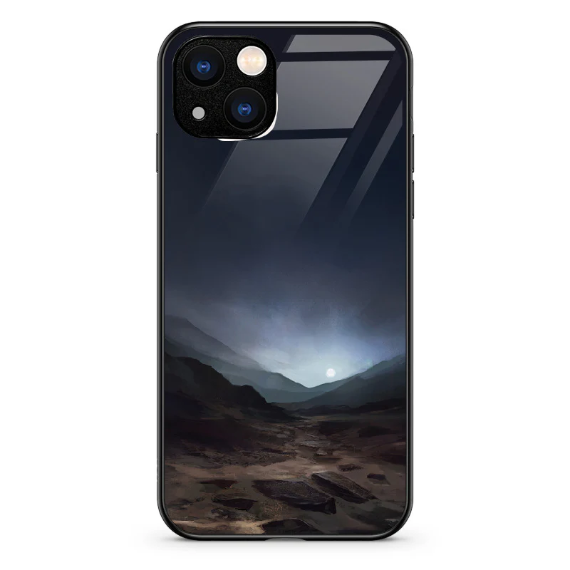 Glass Phone Case Blue Sunset On Mars - Image 82