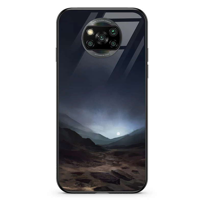 Glass Phone Case Blue Sunset On Mars - Image 89